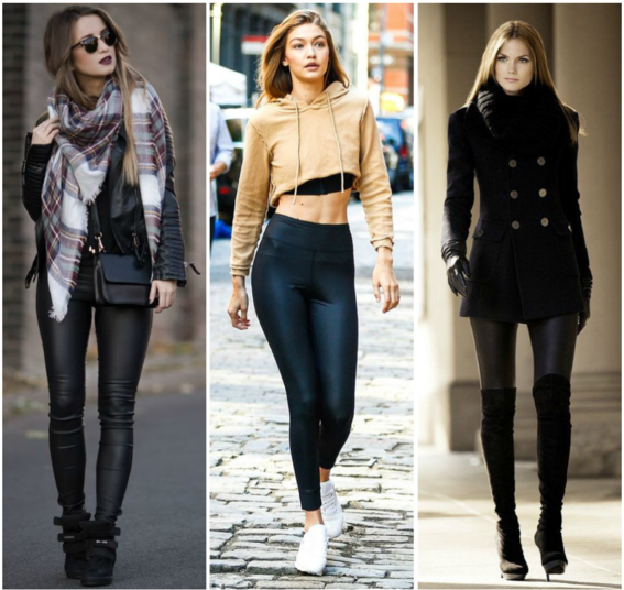 Formas Distintas De Llevar Unos Leggings Negros Todos Los D As Moda