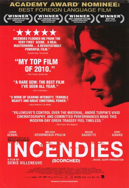 Recomendaciones CC: Incendies - Cine