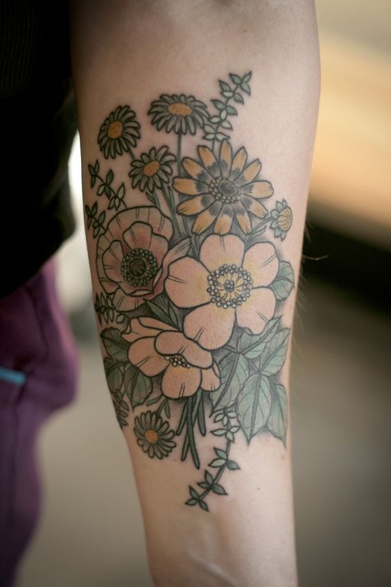 Ideas De Tatuajes Para Llevar La Primavera En La Piel - Cultura Colectiva