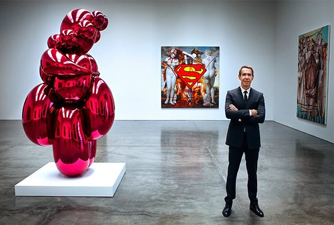 jeff koons artistas contemporaneos importantes