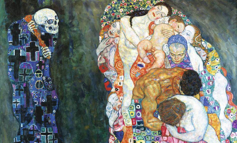 paintings by Gustav Klimt death and life