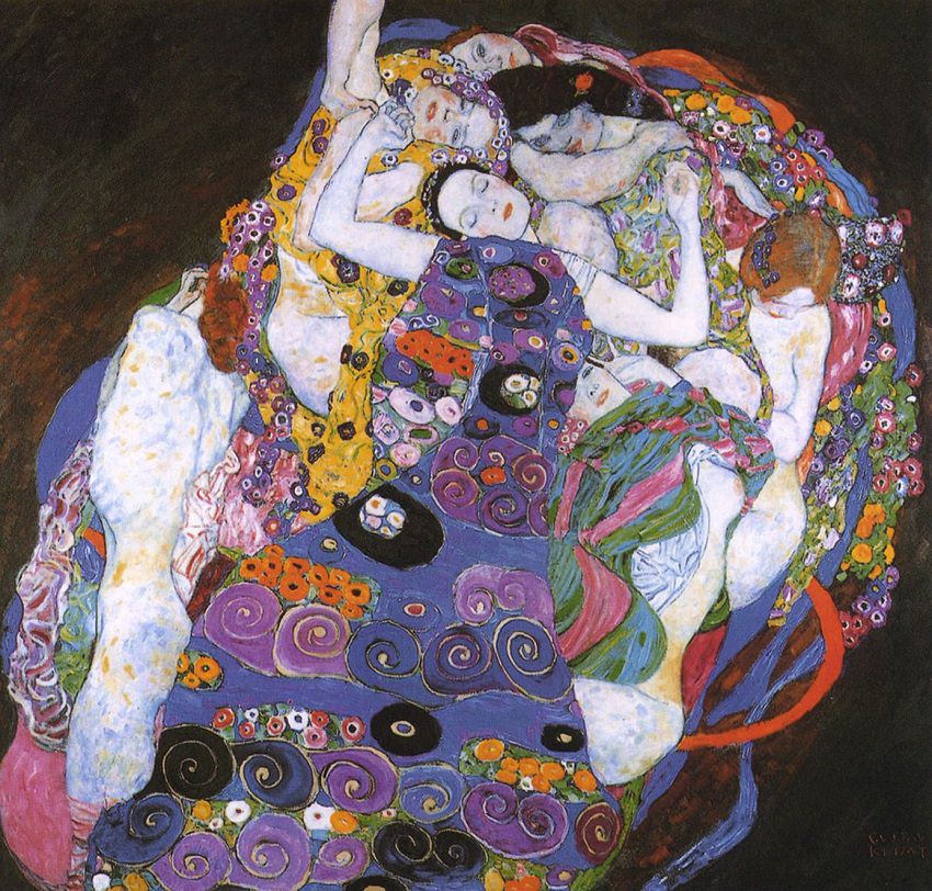 paintings by Gustav Klimt virgin