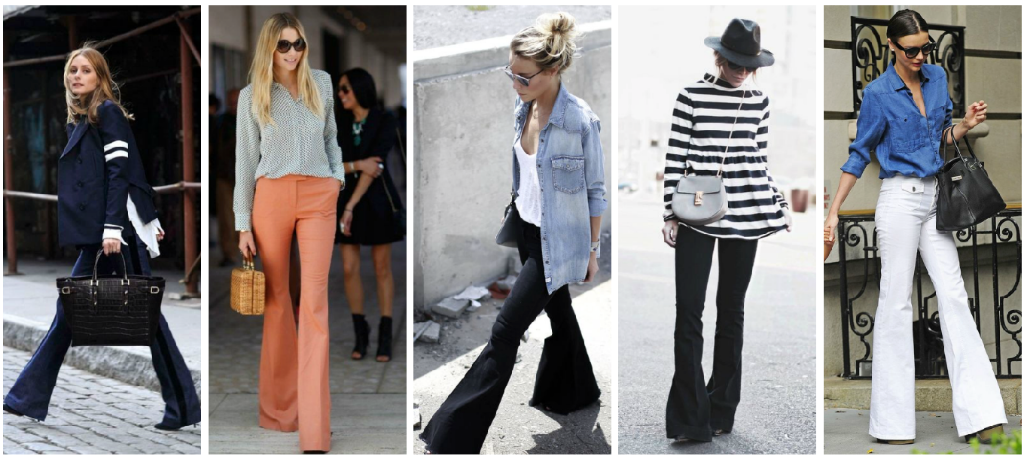 12 Formas De Vestir Tus Pantalones Acampanados Con Estilo Moda