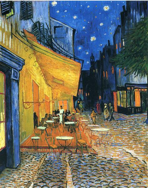 Pinturas de Van Gogh cafe-terrace-