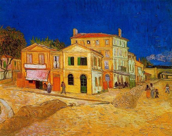 Pinturas de Van Gogh la-casa-amarilla