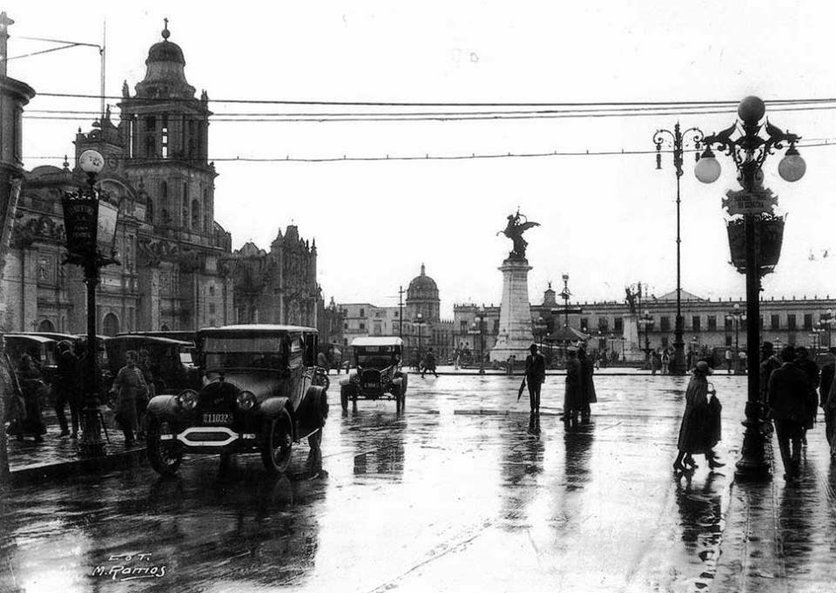 zocalo fotografias historicas ciudad de mexico