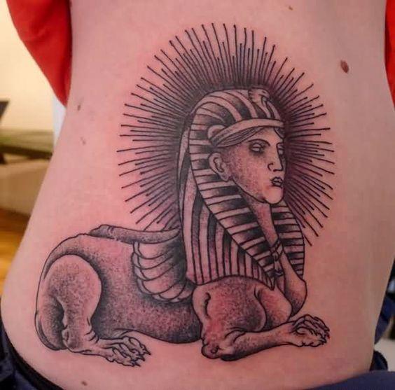 tatuajes de simbolos egipcios sphinx