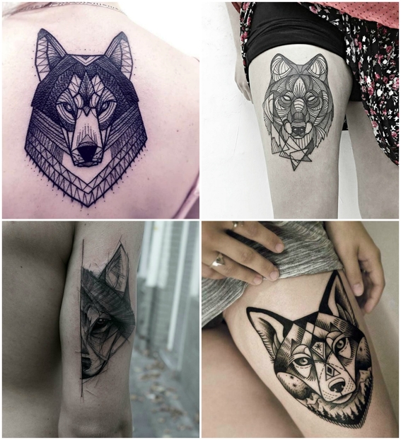 Tatuajes Lobos Stunning De Los Tatuajes De Lobos With Tatuajes