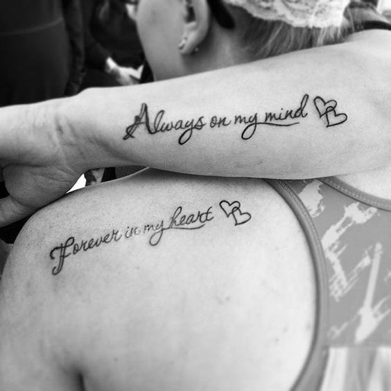 Tatuajes De Parejas Simple Estos Tatuajes Fueron Hechos Por Parejas