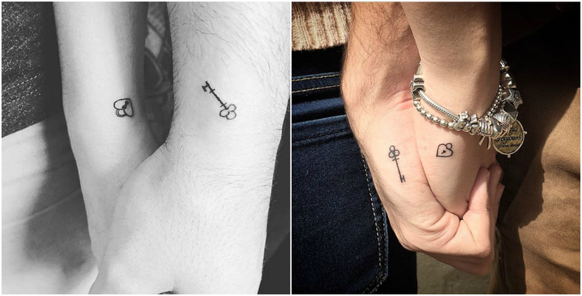 Tatuajes para parejas con amor muy fuerte - Diseño - Diseño