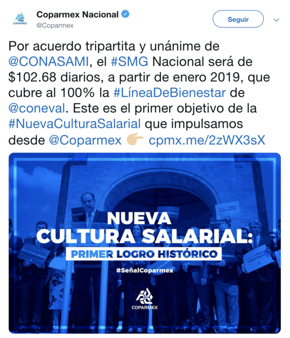 en 2019 salarios en mexico aumentaran 109 y 176 pesos 4