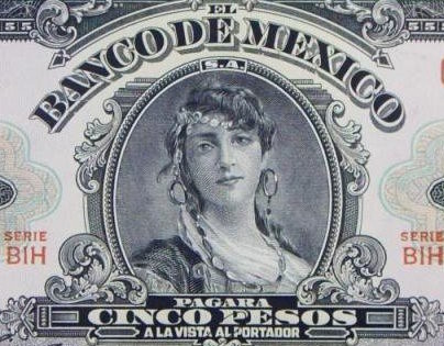 historia primer billete mexicano 5 pesos faure