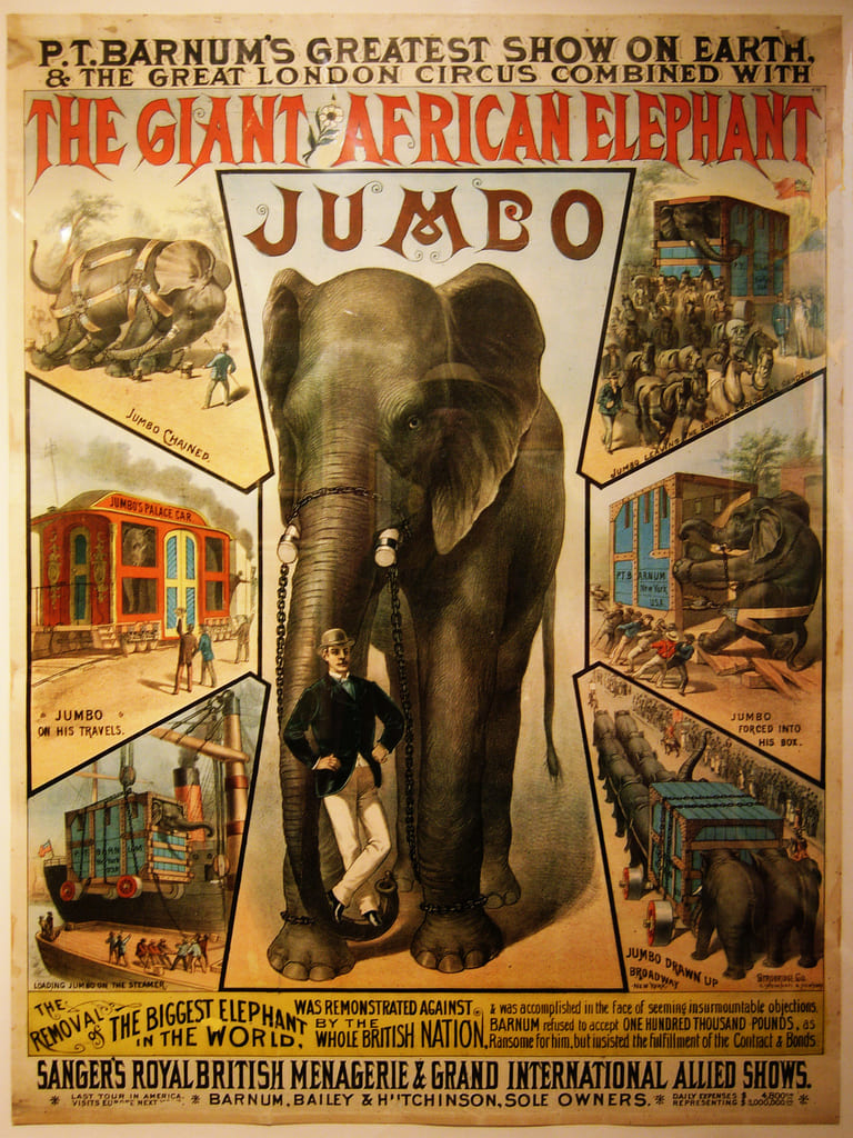 La verdadera historia de Jumbo, el elefante que inspiró la película de Disney 1