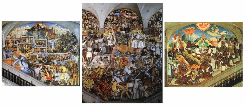 Murales Diego Rivera La historia de México