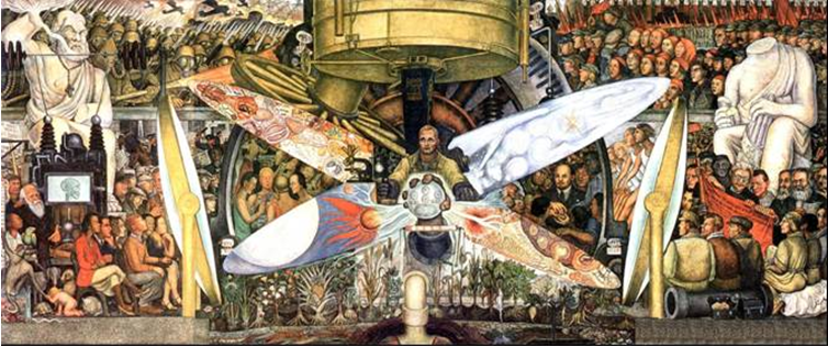 Murales de Diego Rivera El hombre controlador del universo