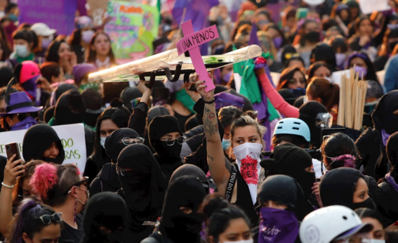 miles de mexicanas salieron a las calles para exigir un alto a la violencia 1