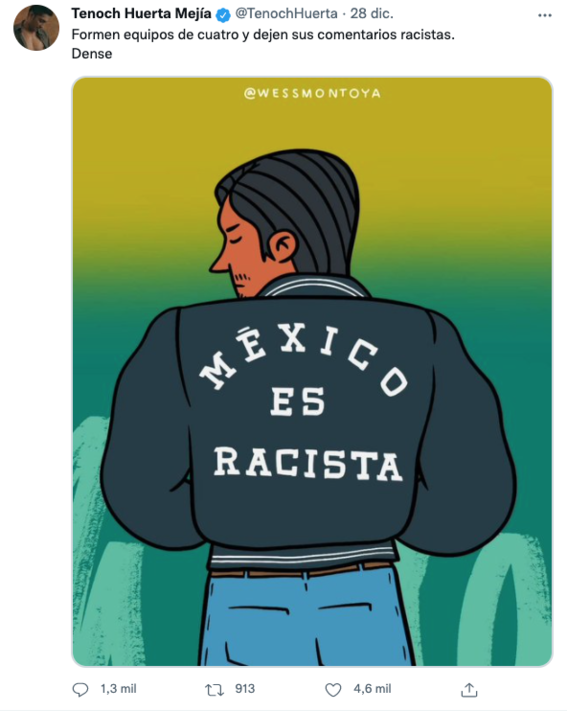 tenoch huerta visibiliza la realidad racista de mexico con el tuit mexico es prieto 2