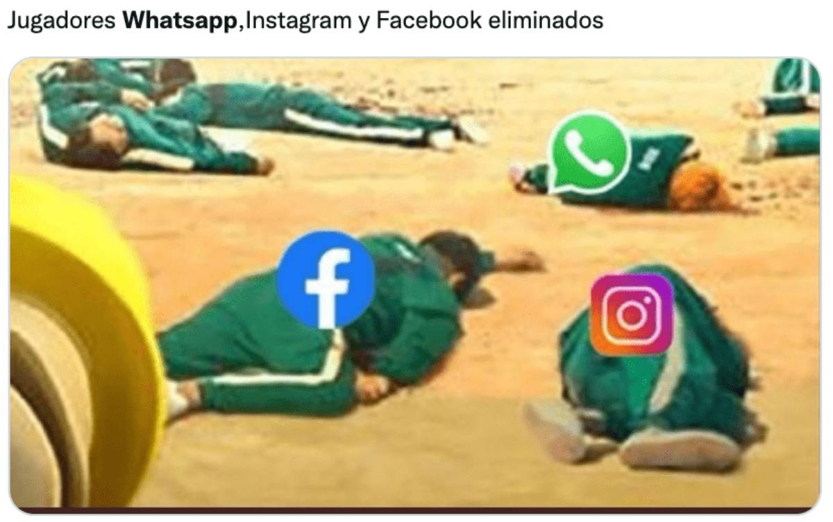 Adiós WhatsApp, Facebook e Instagram, hola memazos de El Juego del Calamar