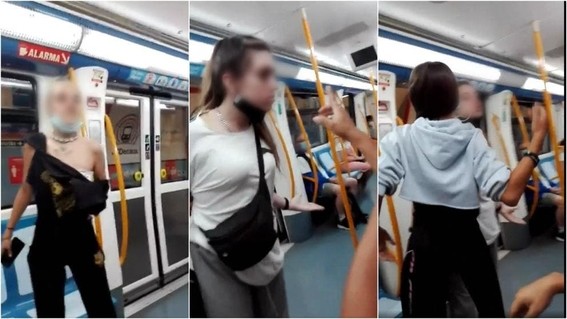 liberan a menores agresion racista contra latinos en el metro de madrid