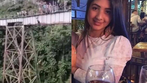 joven muere mujer saltar bungee amarrada yecenia