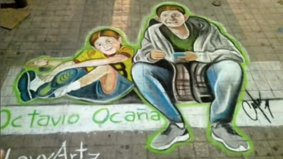 artista rinde homenaje a octavio ocana con grafiti de benito rivers en culiacan