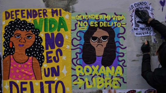 colectivos feministas salen a las calles para exigir que no sean castigadas por defenderse de sus agresores