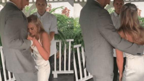 una novia se popularizo en redes sociales luego de que su boda termino en un desastre